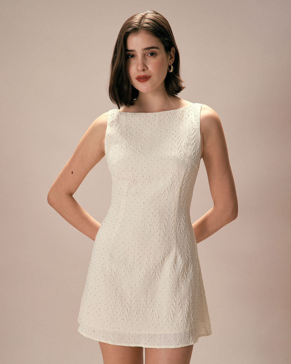 Astrid | Texturiertes Minikleid