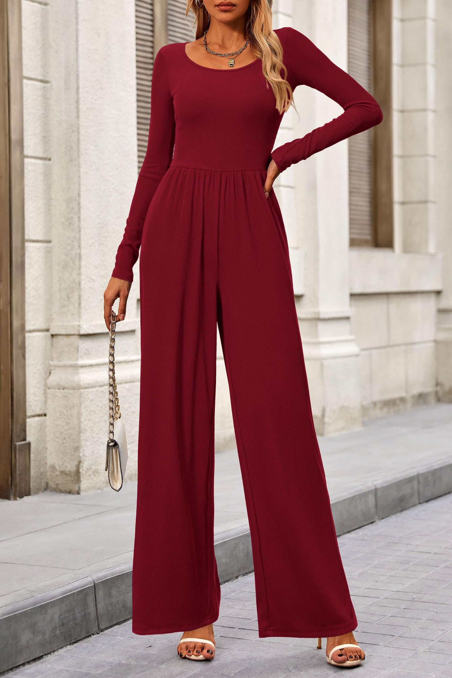 Aria Flow™ – Eleganter Wide-Leg Jumpsuit