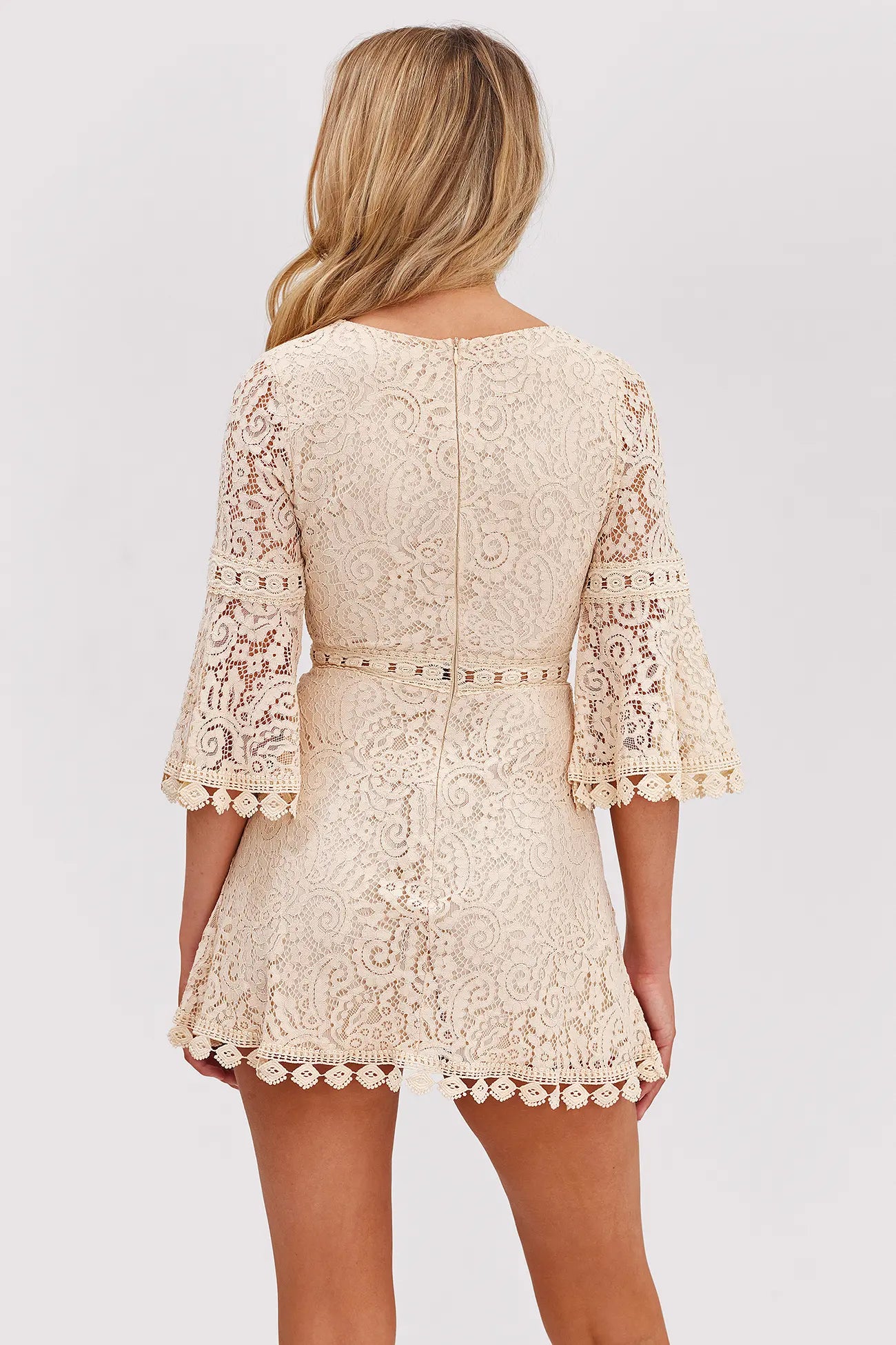 Soof | Offwhite a-line Kleid