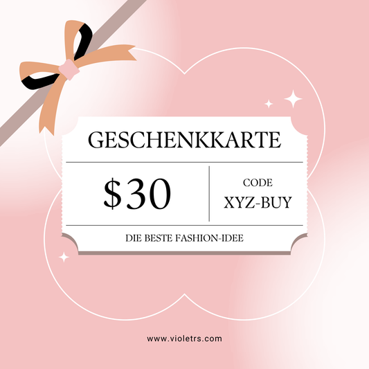 Violet R&S Geschenkgutschein