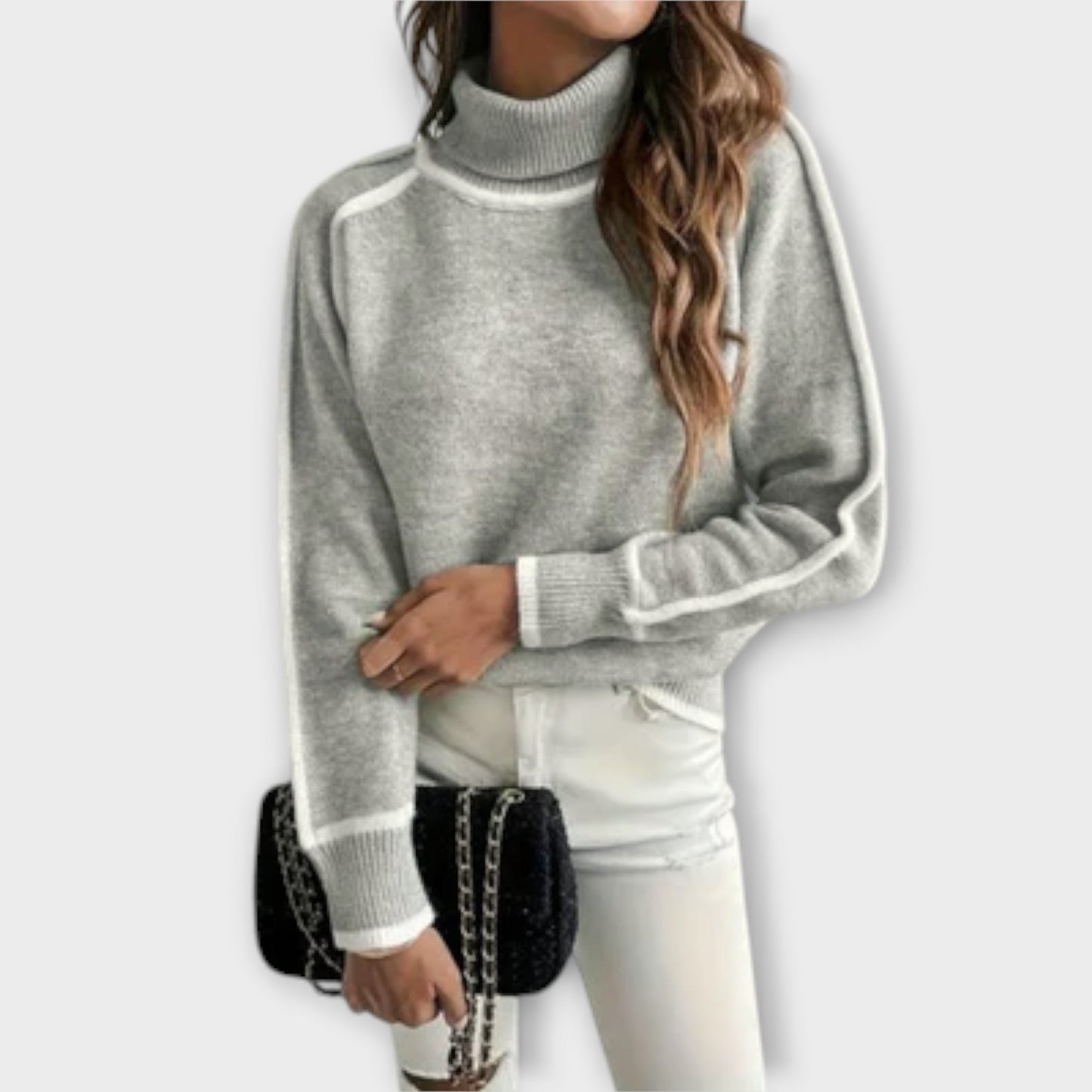 AURORA | LÄSSIGER ROLLKRAGENPULLOVER