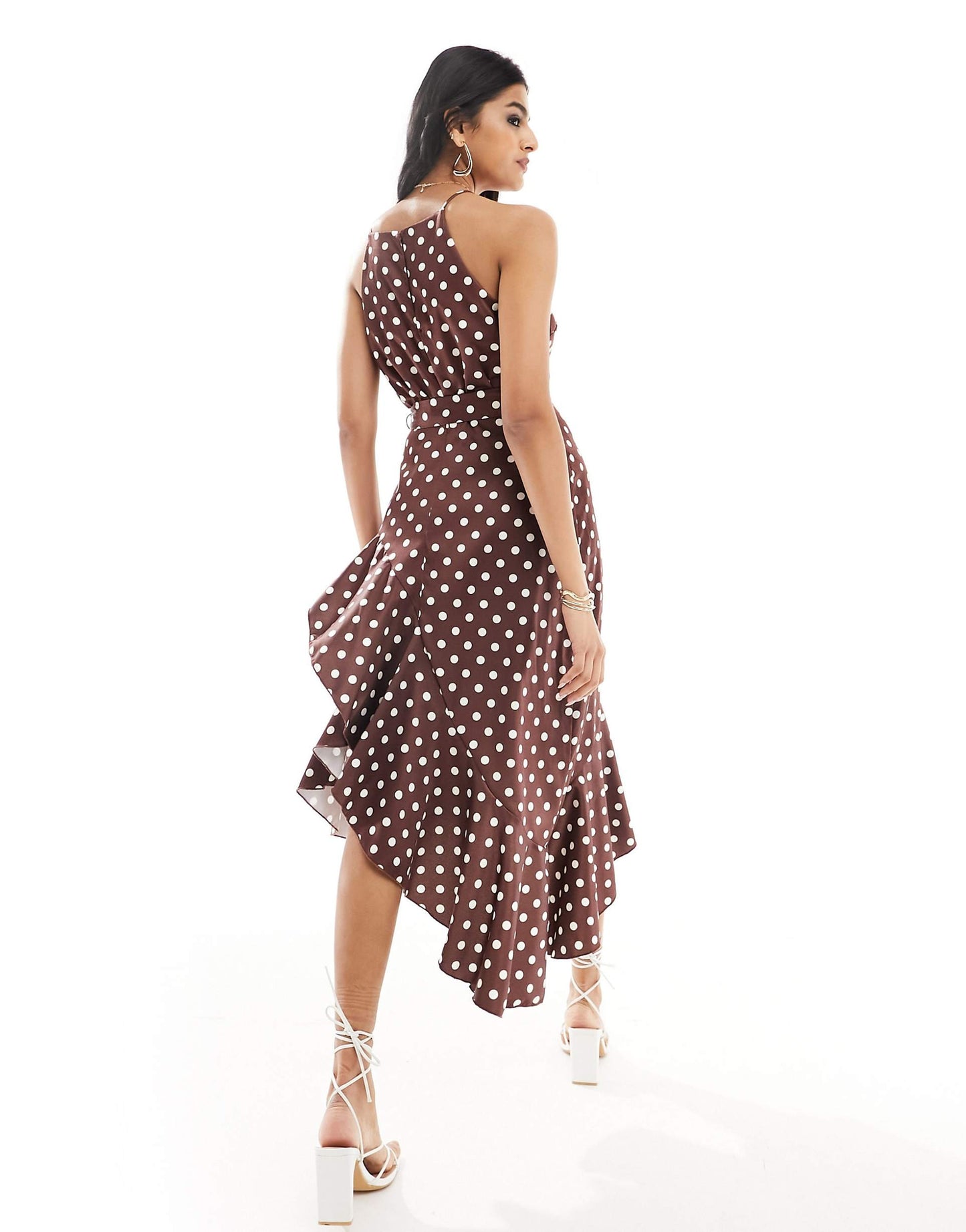 Lina Dots™ – Boho Midikleid mit Tupfen