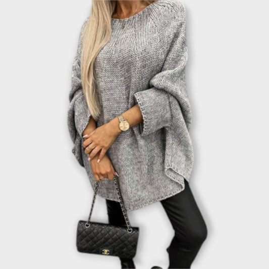 ISABELLE |STILVOLLER DAMENPULLOVER MIT RUNDHALSAUSSCHNITT