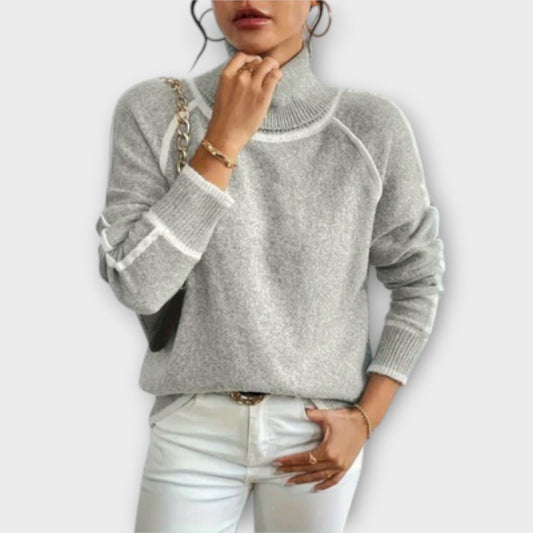 AURORA | LÄSSIGER ROLLKRAGENPULLOVER