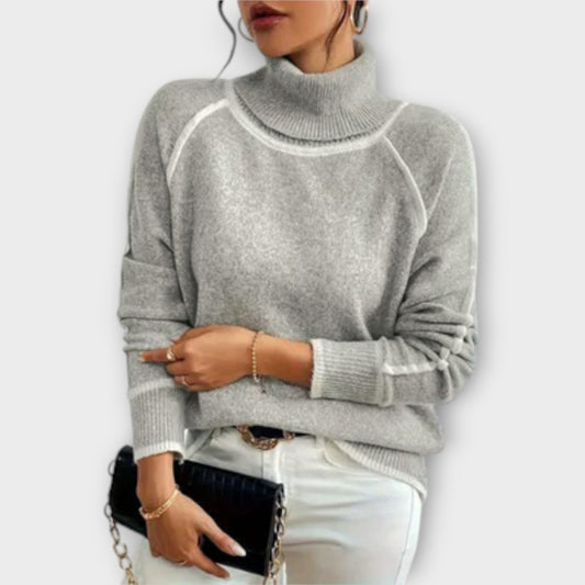 AURORA | LÄSSIGER ROLLKRAGENPULLOVER