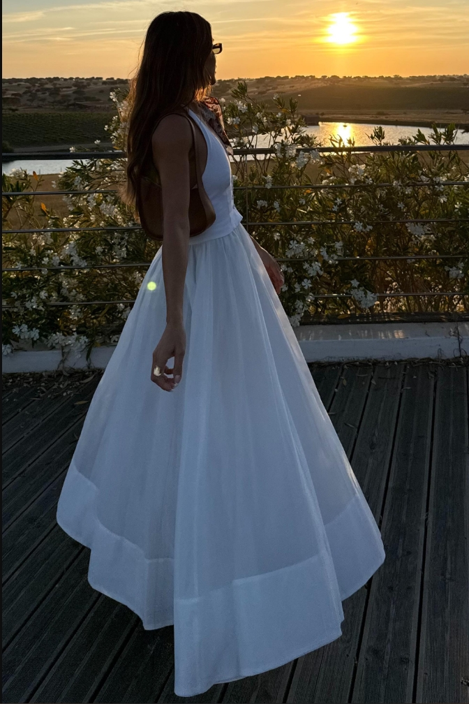 ELIANE – MAXIKLEID MIT KNÖPFEN