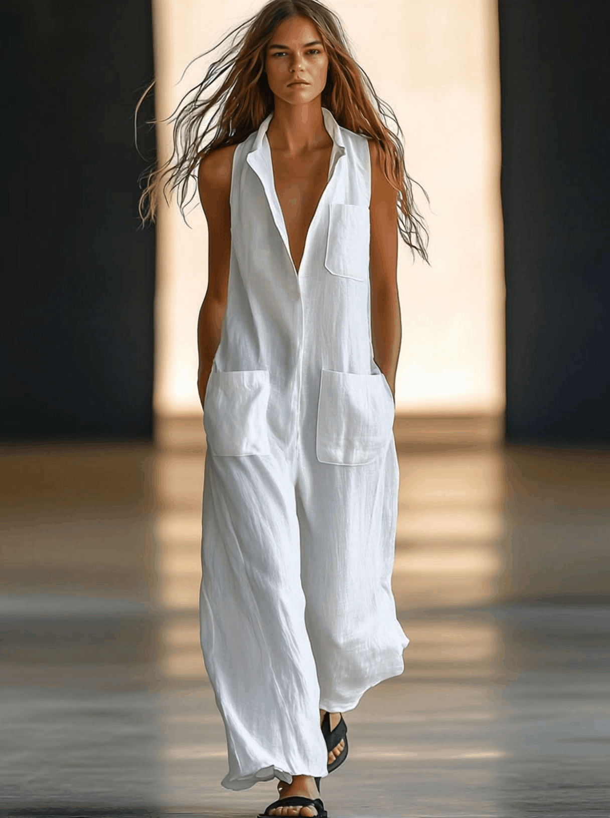 LUFTIGER SOMMER-OVERALL AUS LEINEN – STILVOLL, BEQUEM & RETRO-INSPIRIERT