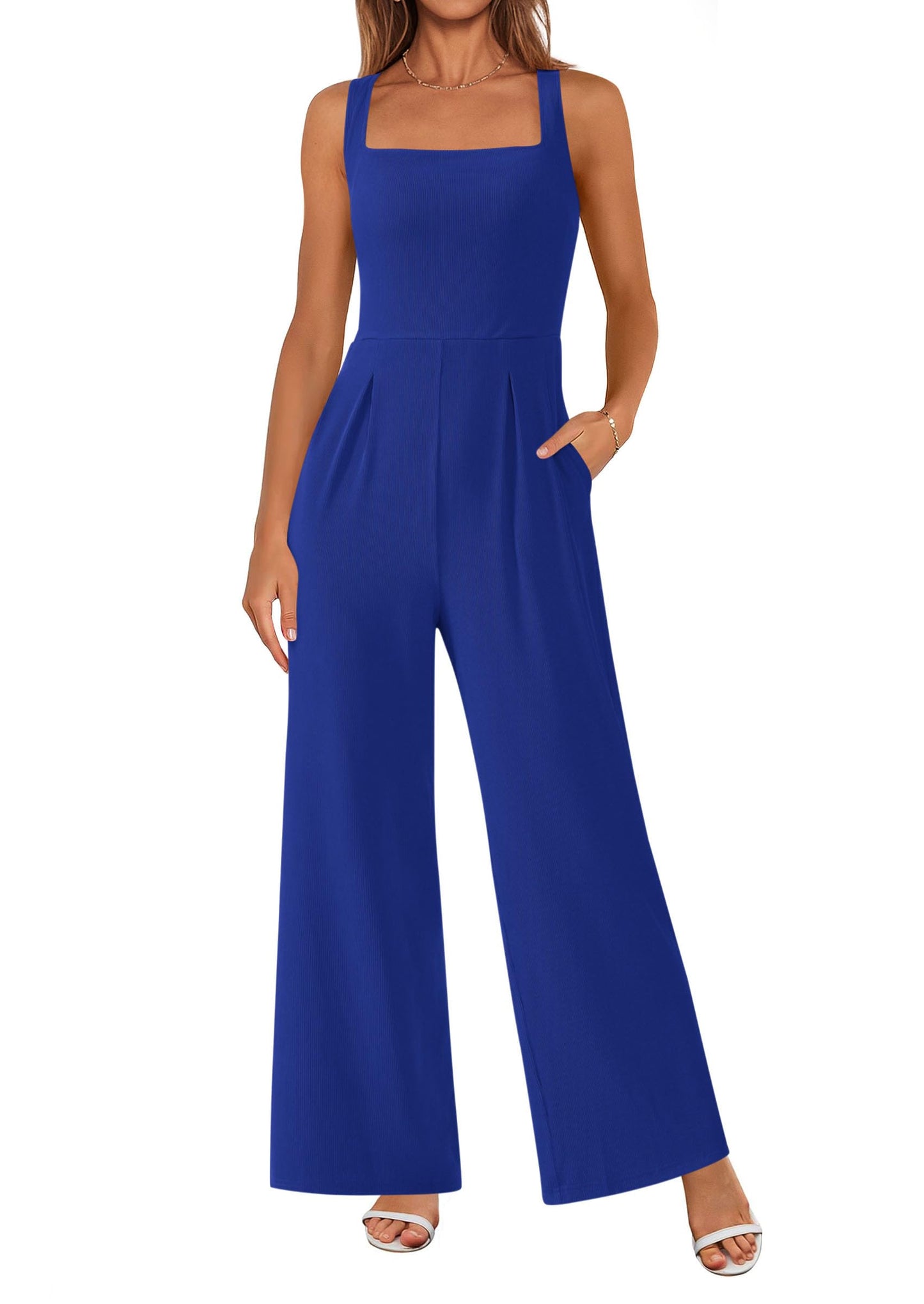 CLARA – ELEGANTER JUMPSUIT MIT KARREE‑AUSSCHNITT