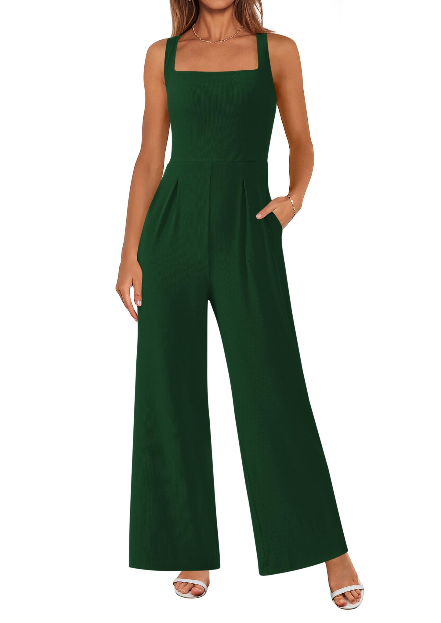 CLARA – ELEGANTER JUMPSUIT MIT KARREE‑AUSSCHNITT