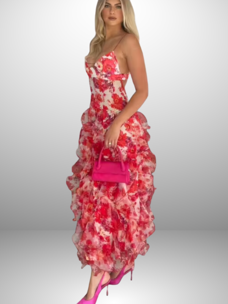 LUNA ROSE - Romantisches Maxikleid