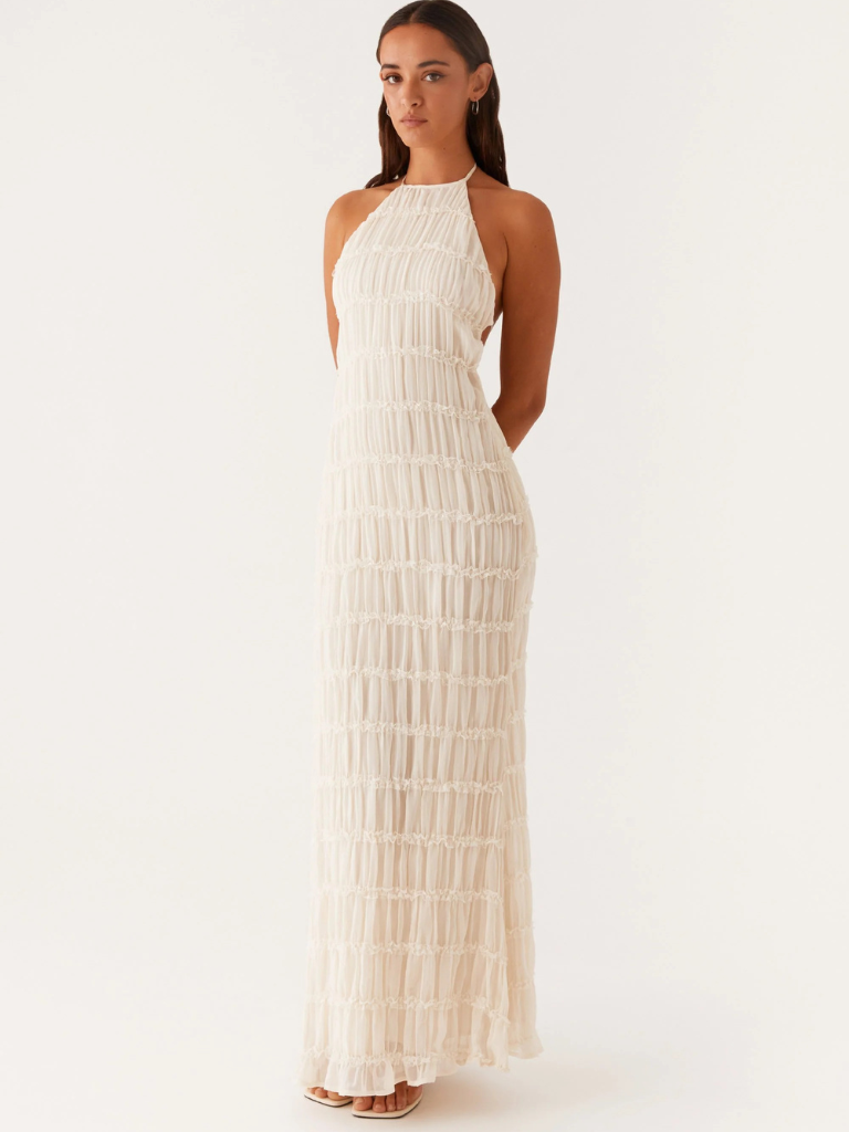 SOLÈNE TEXTURE MAXIKLEID