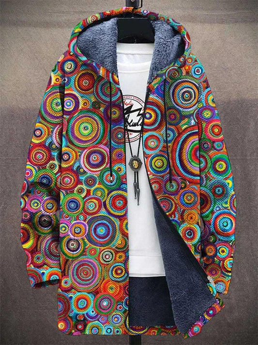 Johanna | Luxuriöse, kunstinspirierte Strickjacke