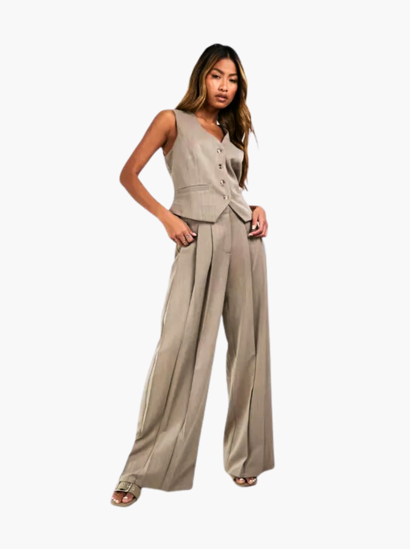 Linda | Leinenblusen und Hosen set