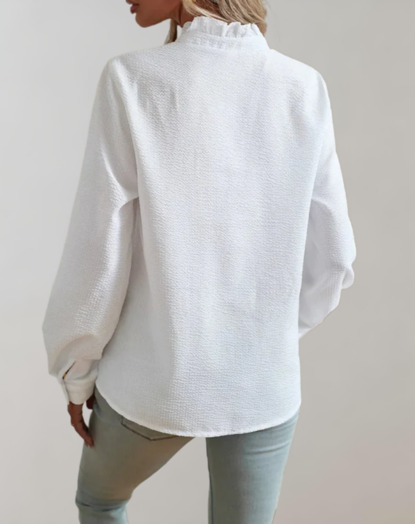 Lockere Bluse mit Kragen