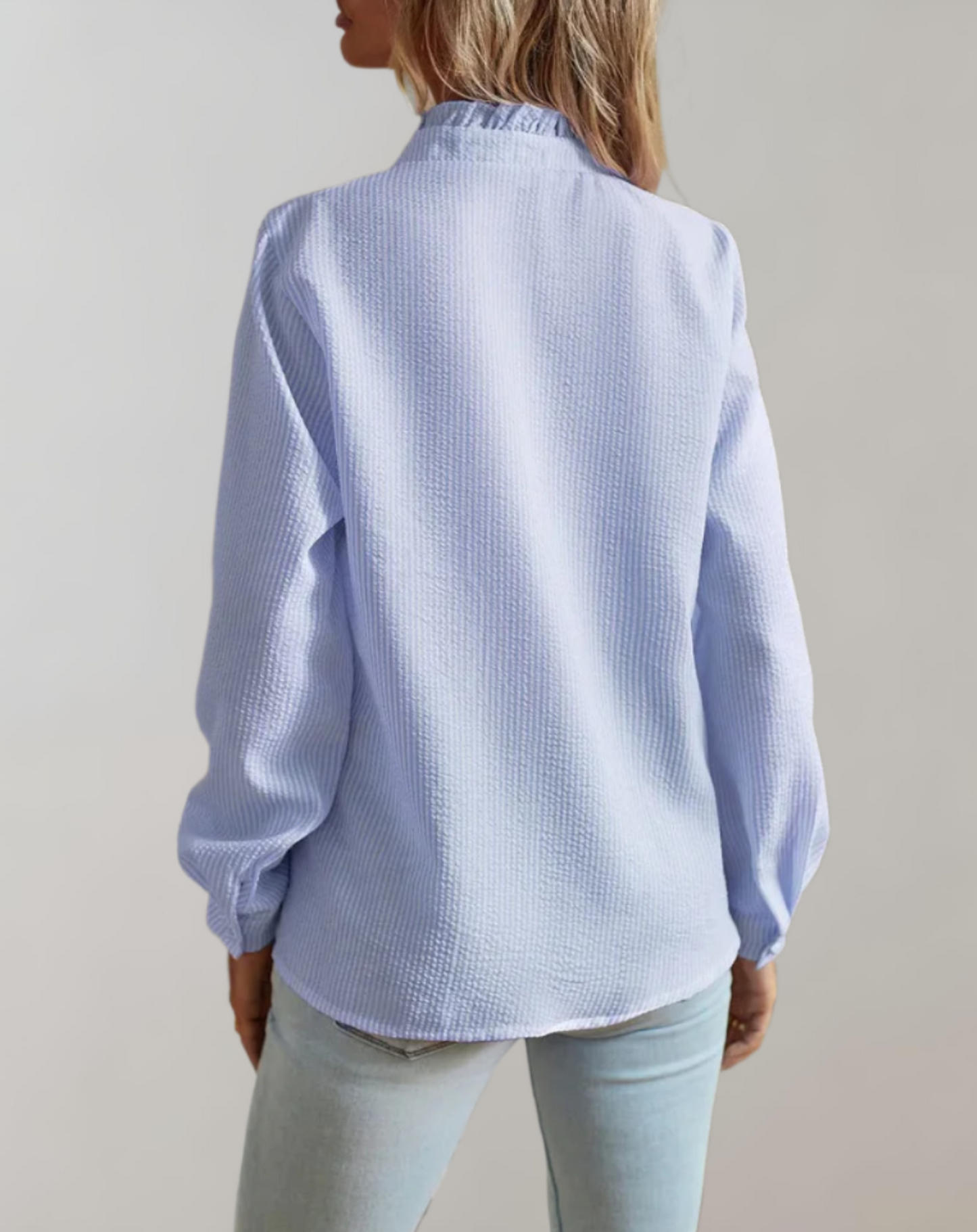 Lockere Bluse mit Kragen