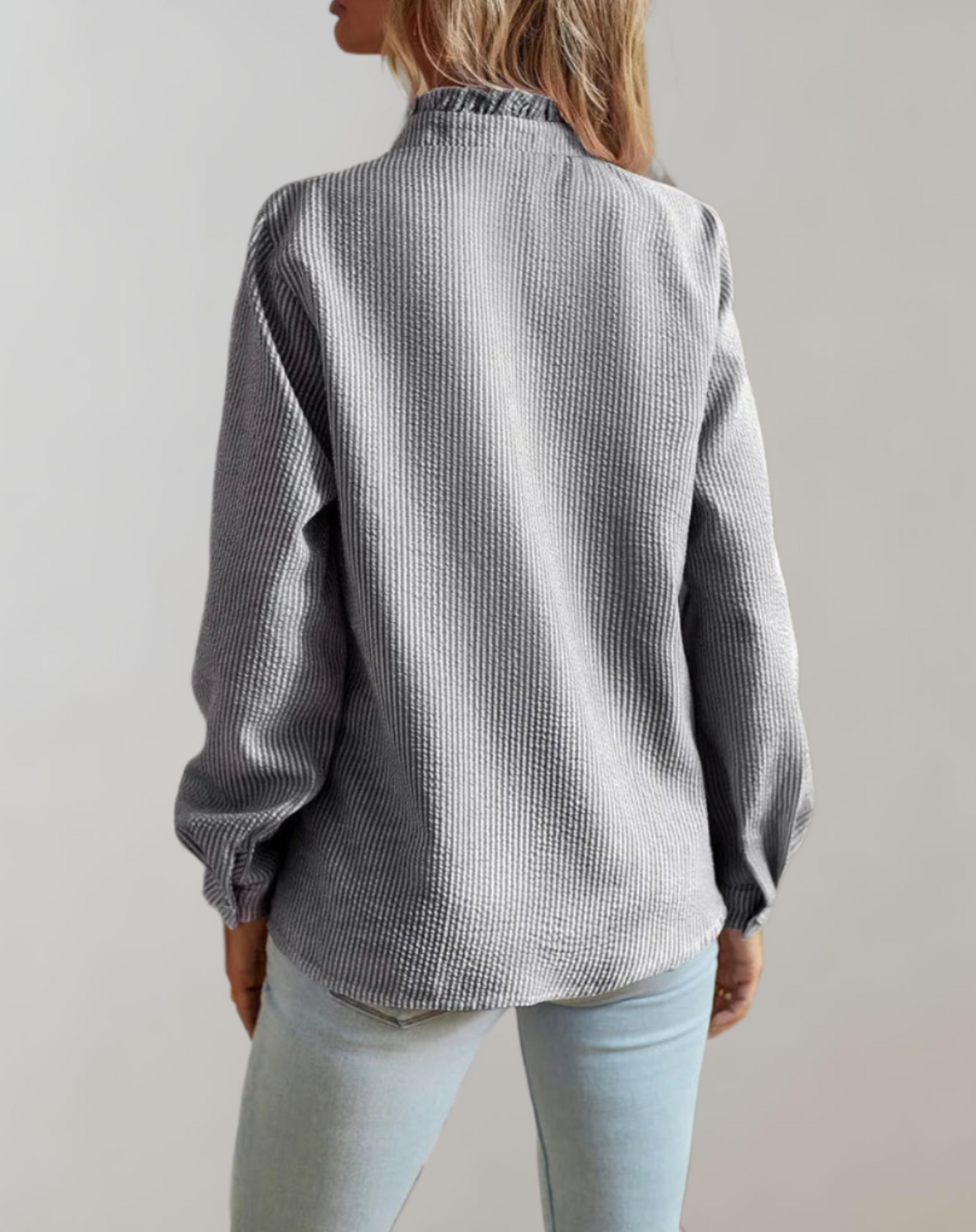 Lockere Bluse mit Kragen