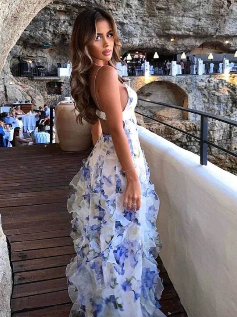 LUNA ROSE - Romantisches Maxikleid
