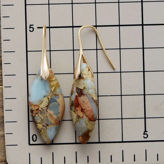 Blatt Anhänger Ohrringe