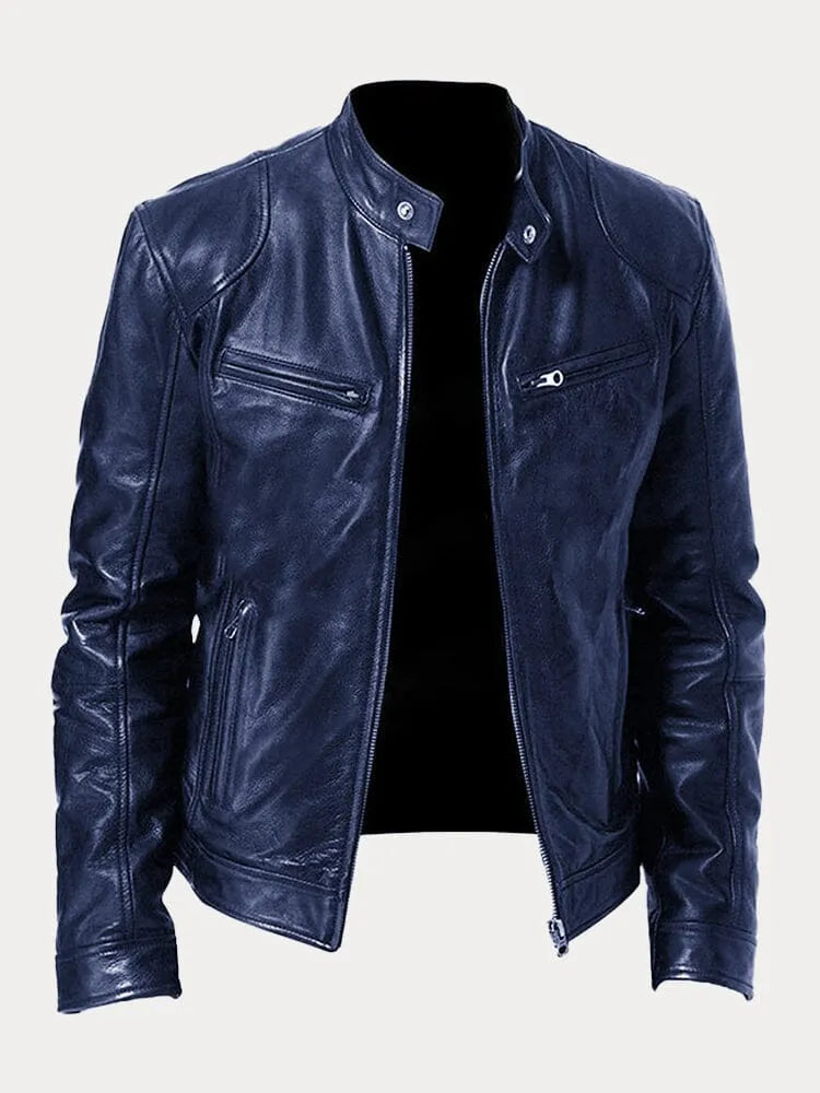 VALLORE™ | LÄSSIGE LEDERJACKE MIT URBANEM CHARME