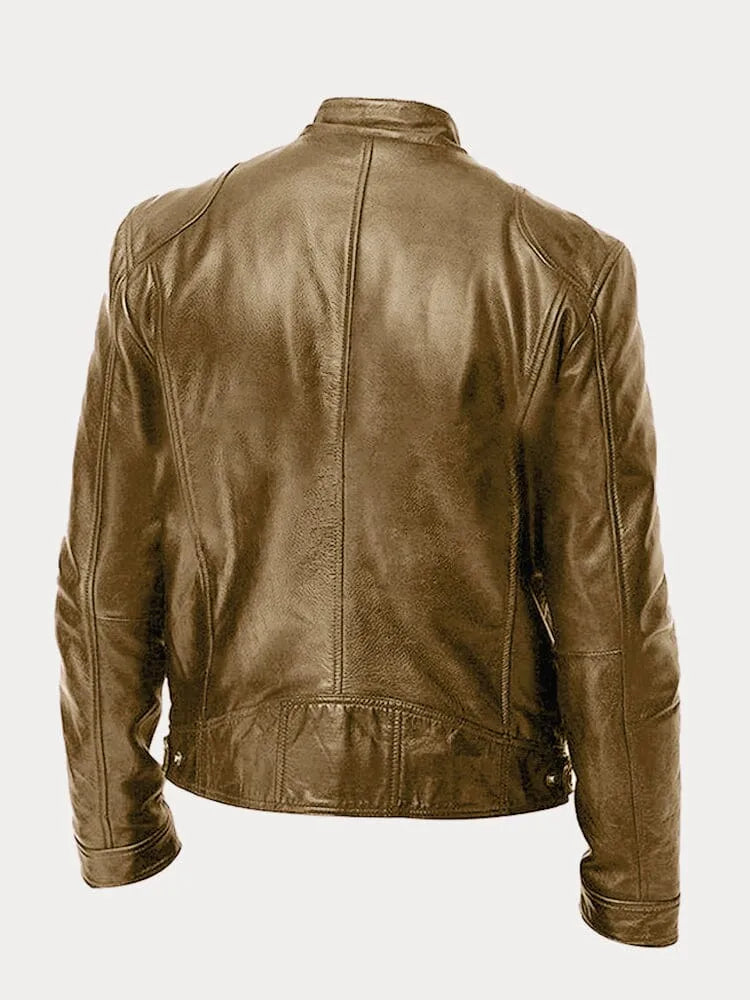 VALLORE™ | LÄSSIGE LEDERJACKE MIT URBANEM CHARME