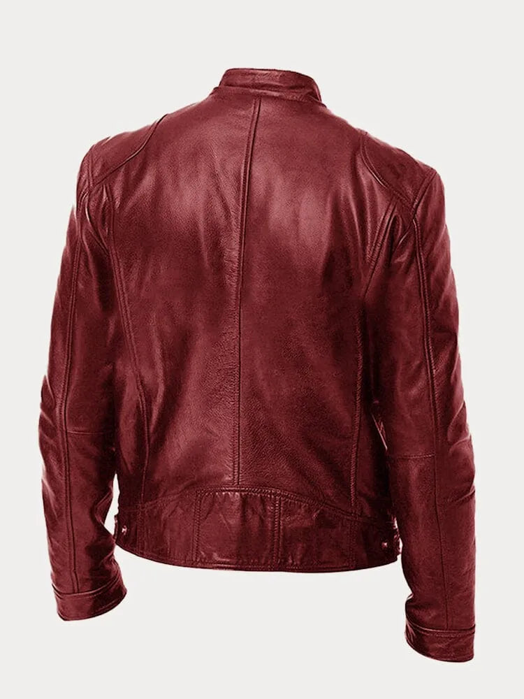 VALLORE™ | LÄSSIGE LEDERJACKE MIT URBANEM CHARME
