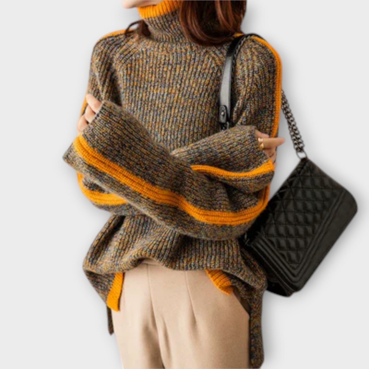 BRESEIS | VINTAGE ROLLKRAGENPULLOVER
