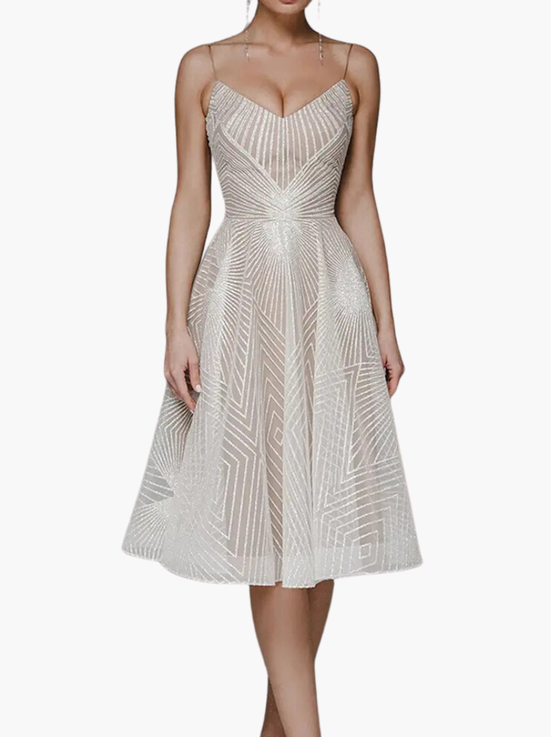 Stella | Abendkleid Glänzend