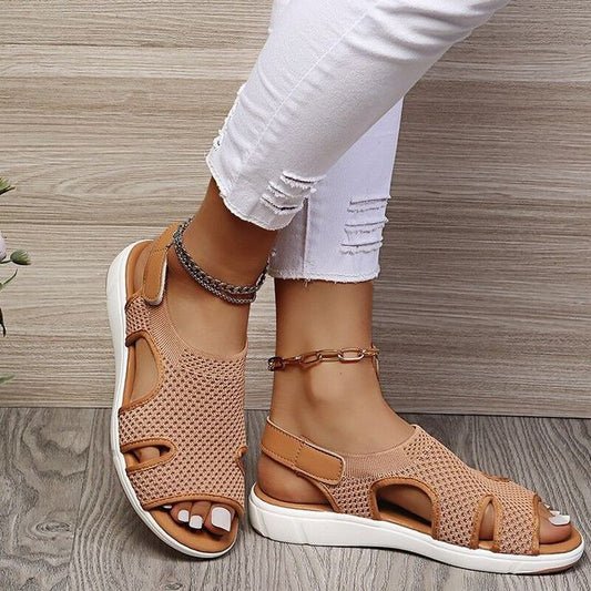 ERGONOMISCHE DAMEN-SANDALEN MIT ATMUNGSAKTIVEM MATERIAL