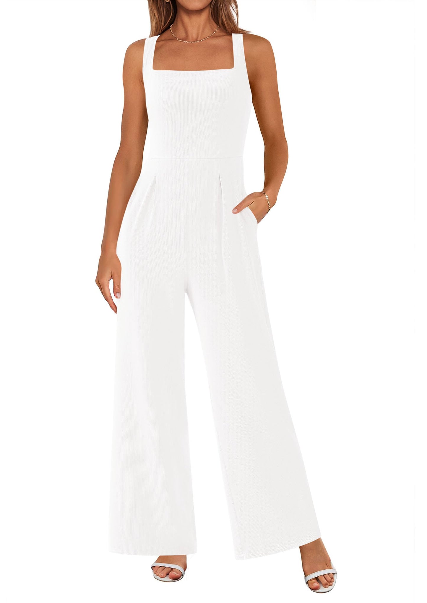 CLARA – ELEGANTER JUMPSUIT MIT KARREE‑AUSSCHNITT