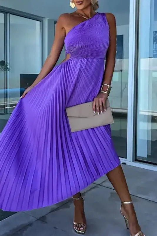 Ericka - Maxikleid mit einer Schulterpartie