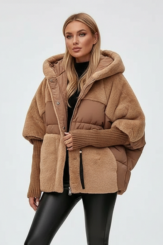 PARIS | GEPOLSTERTE PREMIUM-JACKE MIT VEGANEM FELL