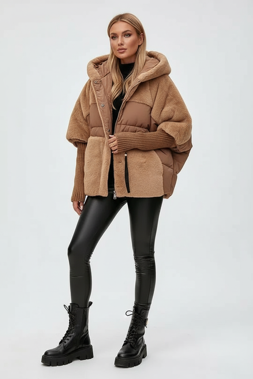 PARIS | GEPOLSTERTE PREMIUM-JACKE MIT VEGANEM FELL