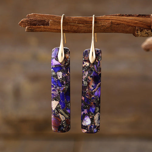 Bohemian Ohrringe aus Naturstein