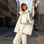 ARLENE | LUXURIÖSER PELZ-LOOK FREIZEITMANTEL MIT KAPUZE