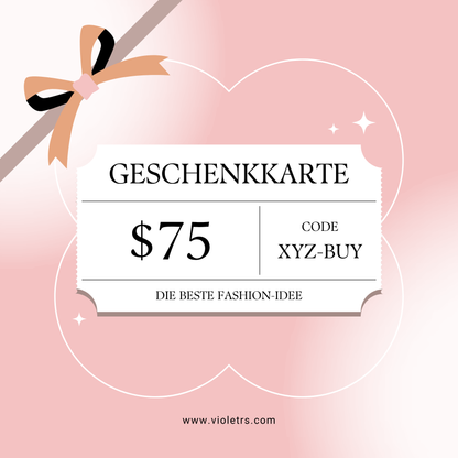Violet R&S Geschenkgutschein