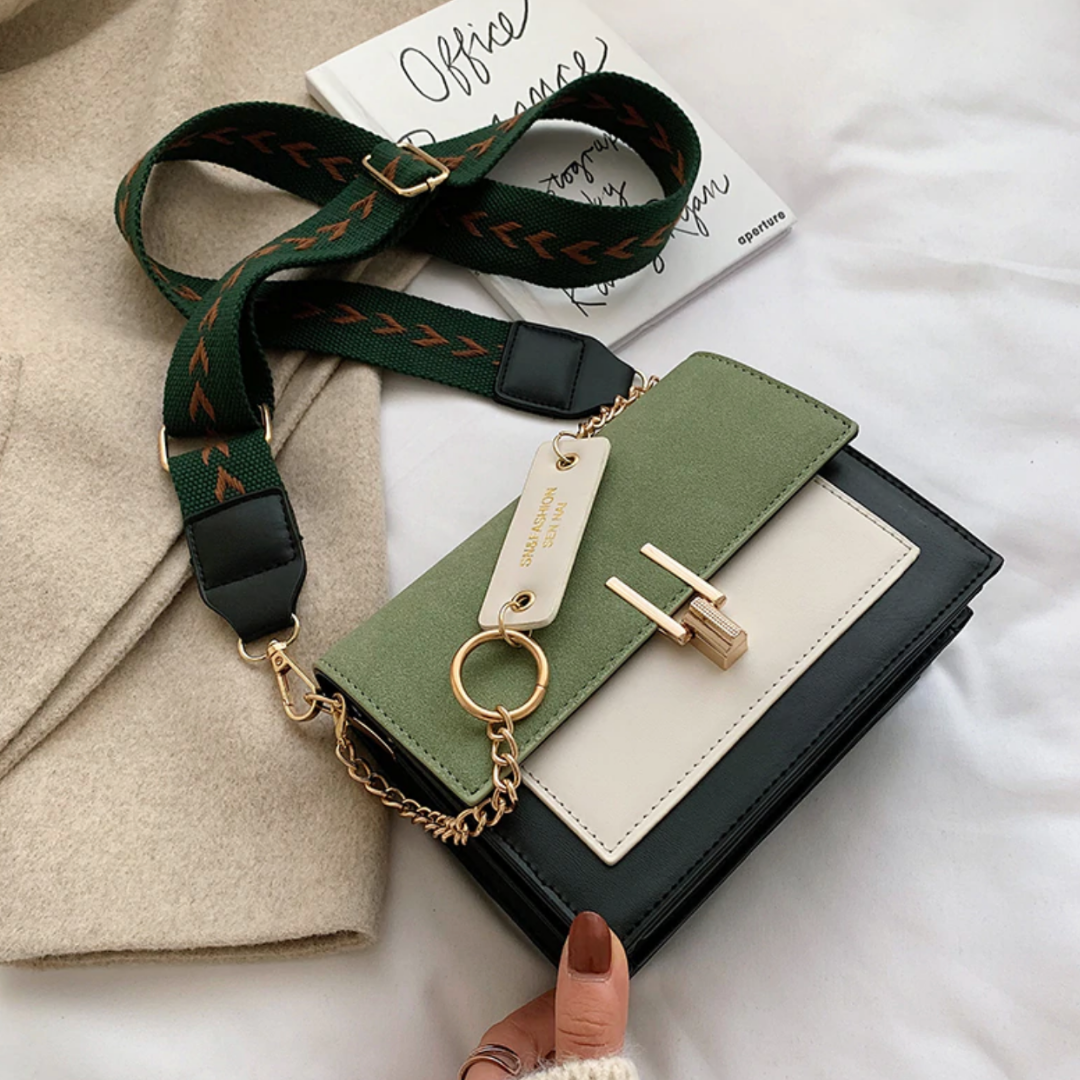 Luxuriöse Schultertasche – Robust & Geräumig