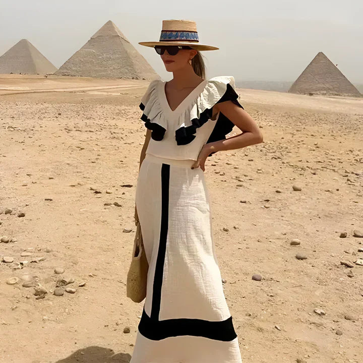 Julia - Patchwork-Midikleid