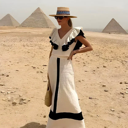 Julia - Patchwork-Midikleid