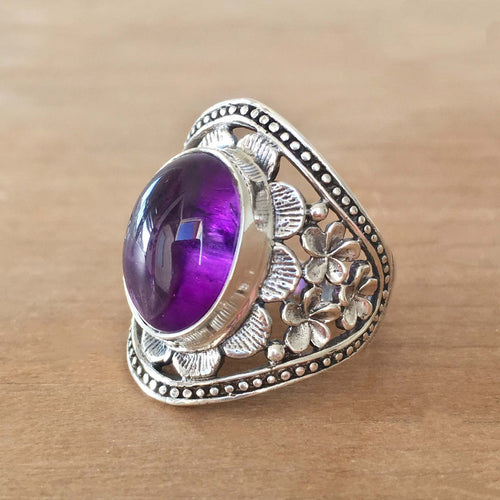 Heike Amethyst Ring