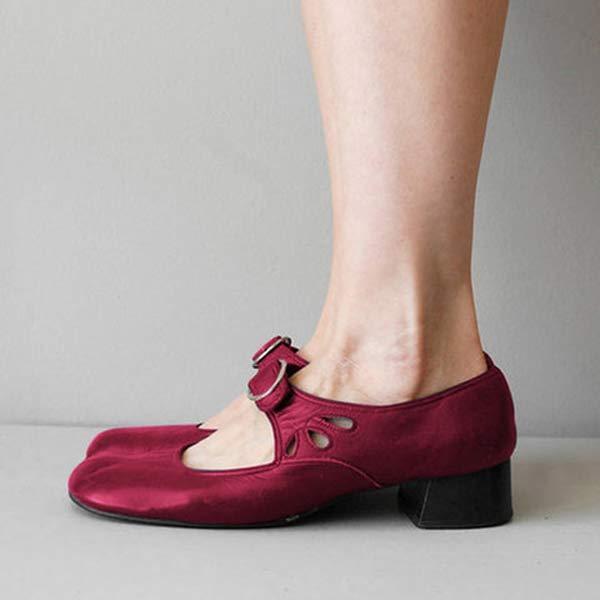 DAMEN SANDALEN MIT KEILSCHNALLE AUS LEDER