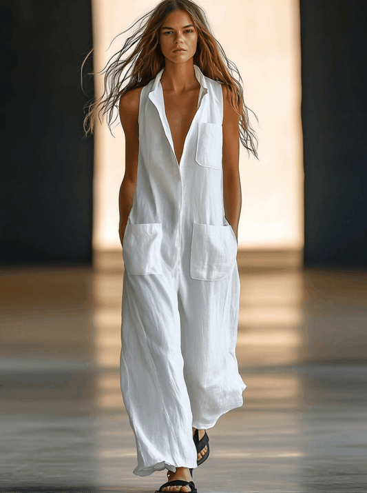 LUFTIGER SOMMER-OVERALL AUS LEINEN – STILVOLL, BEQUEM & RETRO-INSPIRIERT