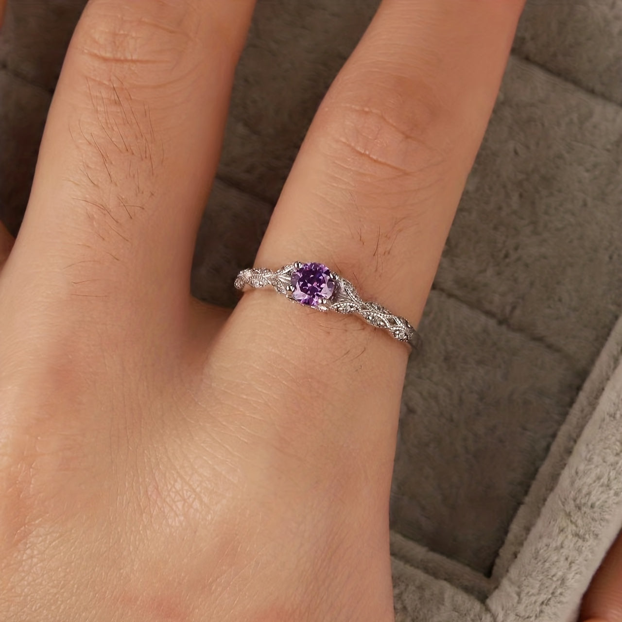 Brigitte Amethyst Ring