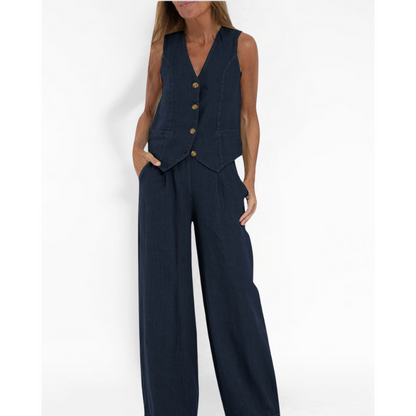 Anastasia | Handgefertigtes Sommerset aus Baumwolle