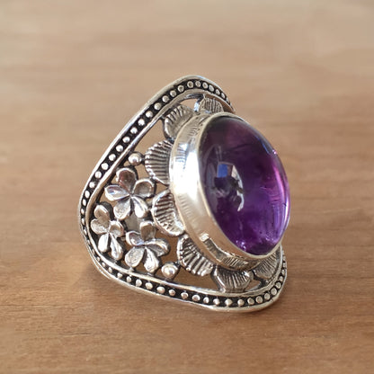 Heike Amethyst Ring