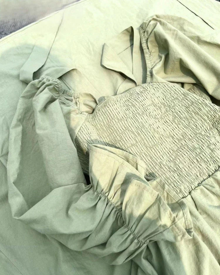 Ophelia | Kleid mit französischen Rüschenärmeln