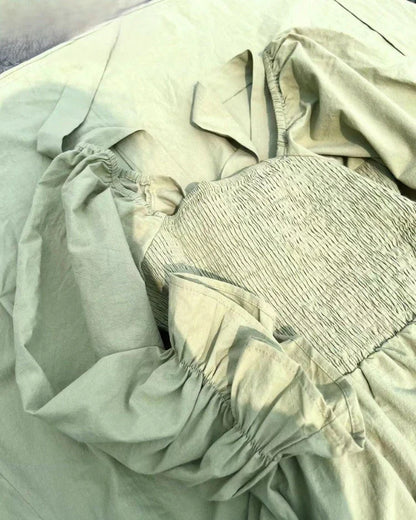 Ophelia | Kleid mit französischen Rüschenärmeln