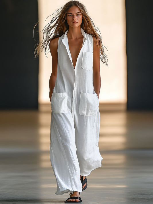 LUFTIGER SOMMER-OVERALL AUS LEINEN – STILVOLL, BEQUEM & RETRO-INSPIRIERT