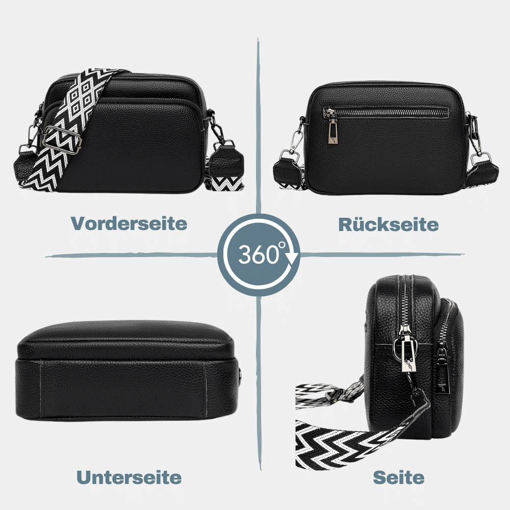 Premium Leder Umhängetasche