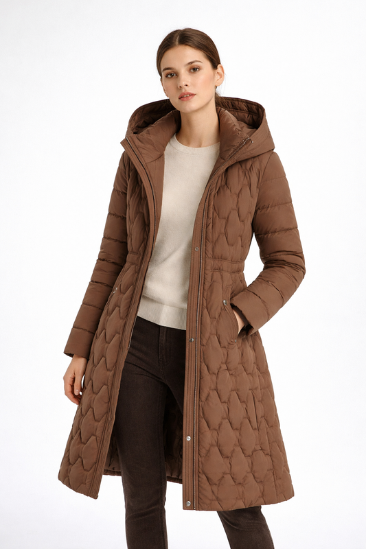 ROSEMONT | WARME, LANGE STEPPJACKE MIT ELEGANTEM SCHNITT