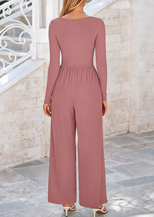 Aria Flow™ – Eleganter Wide-Leg Jumpsuit